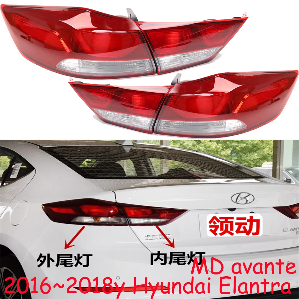 1 шт. автомобильные аксессуары бампер задний фонарь для Hyundai Elantra MD 2016 ~ 2018