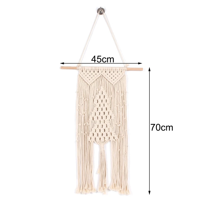 Акция! Макраме настенное художественное плетение Рождественская елка узор Бохо
