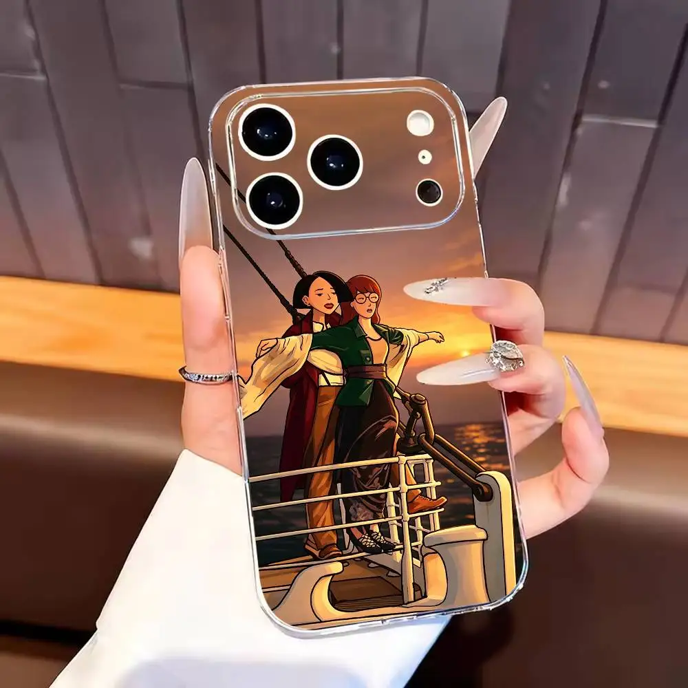 Крутой чехол для телефона Jane Lane Daria Morgendorffer для iPhone 17, 16, 15, 14, 13, 12, 11 Plus, Pro Max, мягкий прозрачный чехол. (art.: 3920dcdb9f251) - 3920dcdb9f251