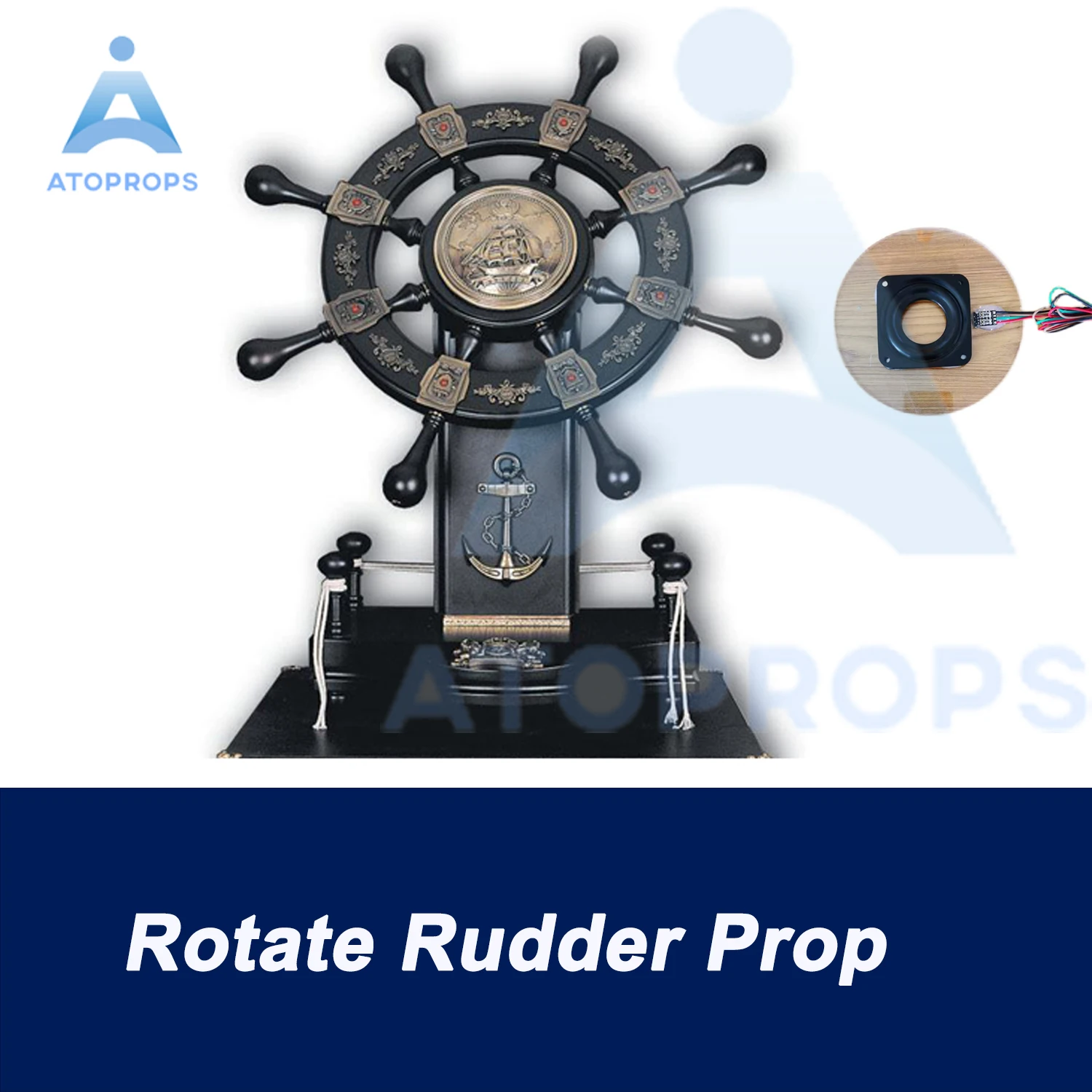 

Escape Room Prop Rotate Rudder Prop Real Life Escape Room Game Rotate the Rudder Sensor to Left or Right Side to Unlock ATOPROPS