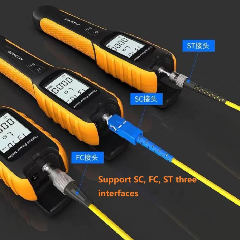 New Multifunction G11 High Precision Rechargeable Battery Optical Power Meter FTTH Color LCD Screen with Flash OPM 5G Wavelength