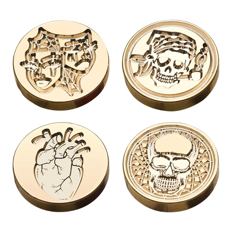 

Greeting Card Emboss Sealing Wax Stamp Head Brass Sealing Stamp Head Replacement Drop Shipping