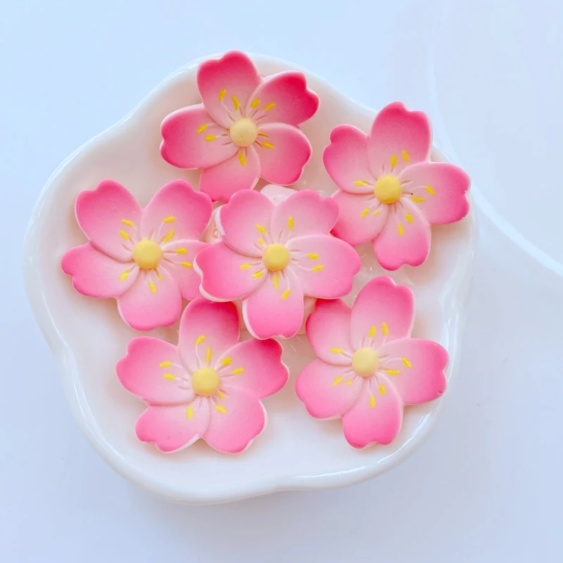 Мини-цветочки вишни из смолы TSXJY набор 10 штук