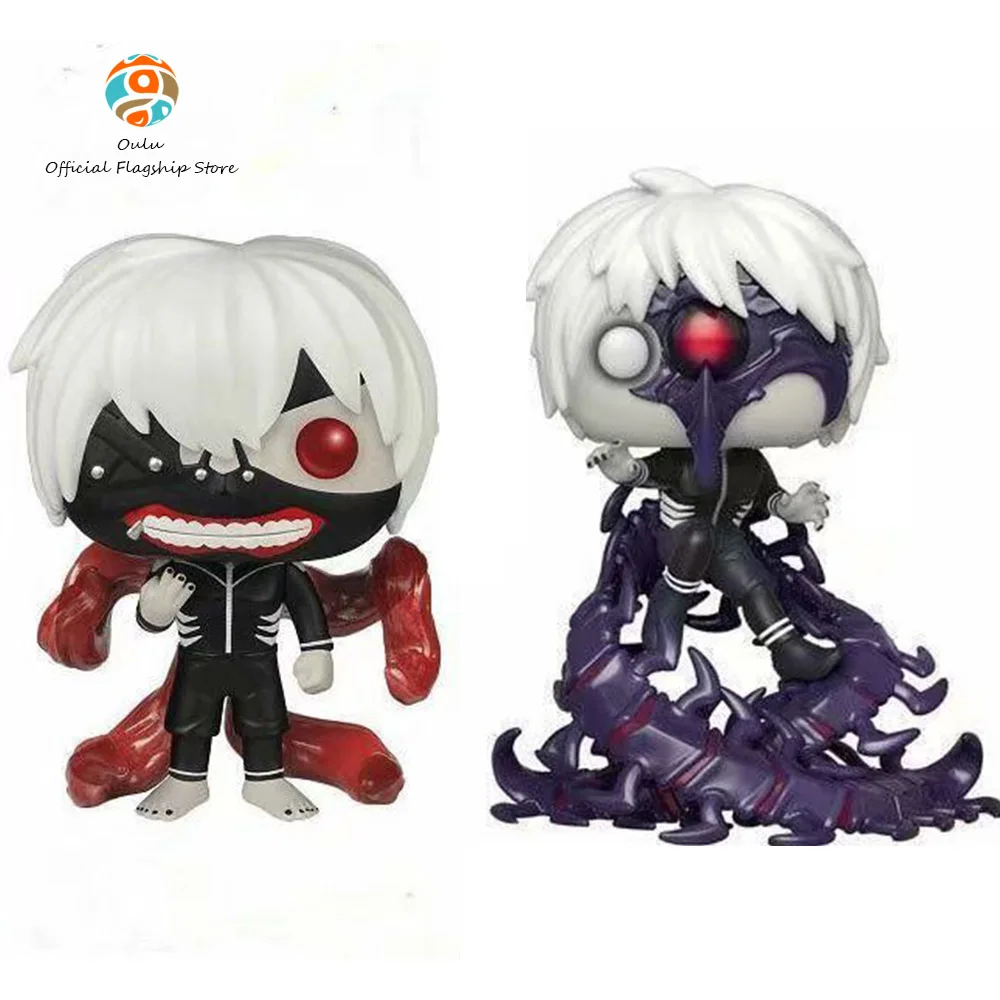 Kaneki Ken Figurine Kawaii Q Version Pvc Statue Model Doll C