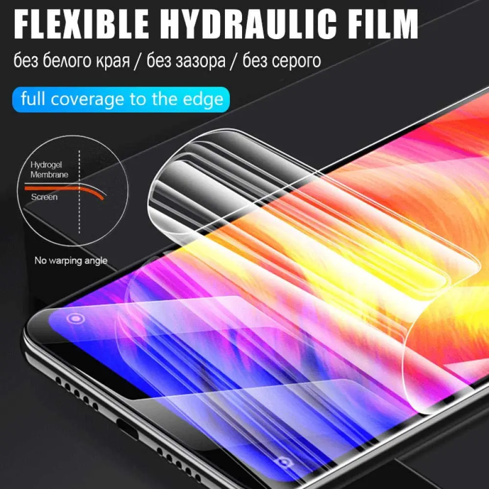 Гидрогелевая пленка 4 шт. для Xiaomi Redmi Note 5A Prime 5 Pro Global Защита экрана защитный чехол HD
