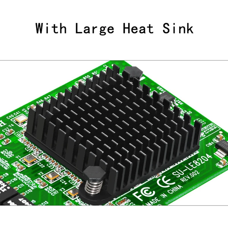 

Pci-E X1 Gigabit Network Card Pci-Express 4 Port Ethernet Network Card RTL8111H Ethernet Lan Card Parts Component