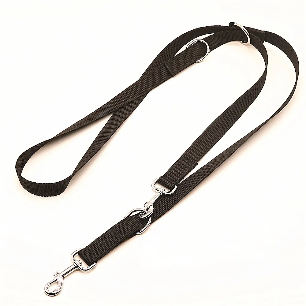 

Style Dog Leash Leashes Ended Lead Pet Control Dog Training Safety Leashes Chain Lead Double Dog Police Adjustable