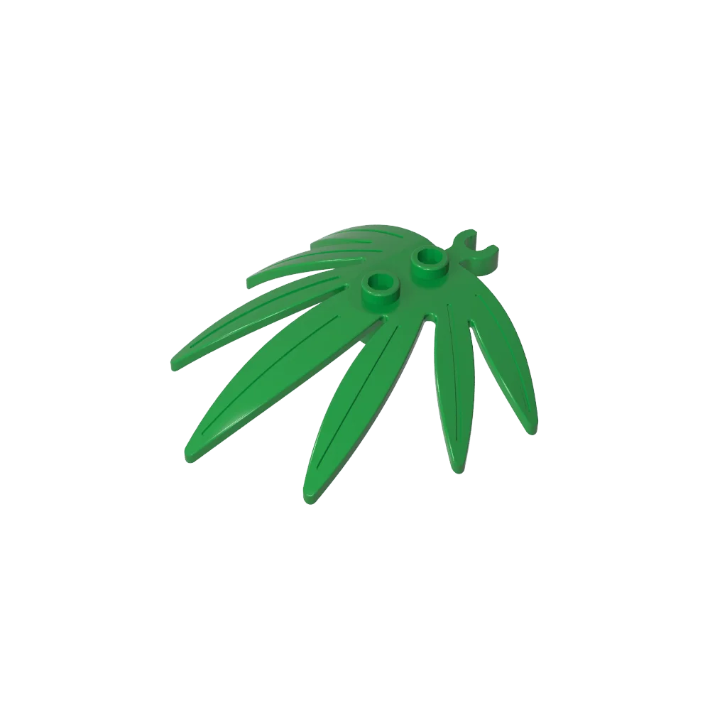 10884 10 шт. gobrick растительные листья 6x5 кирпичи меч лист с открытым круглым зажимом