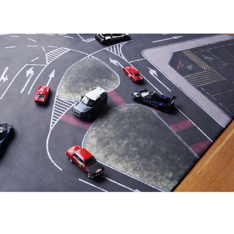 Коврик для парковки подставка под давлением автомобиля 90 х50 см масштаб 1:64