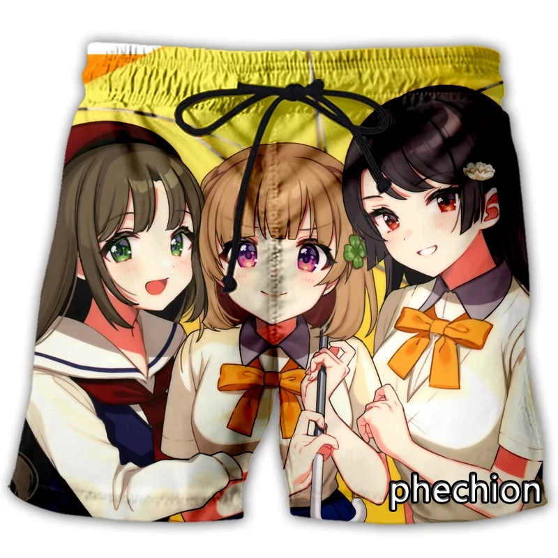 Phechion новые мужские/женские Osananajimi ga Zettai ni Makenai любовь комедия 3D Печатные повседневные шорты модные свободные спортивные шорты A100