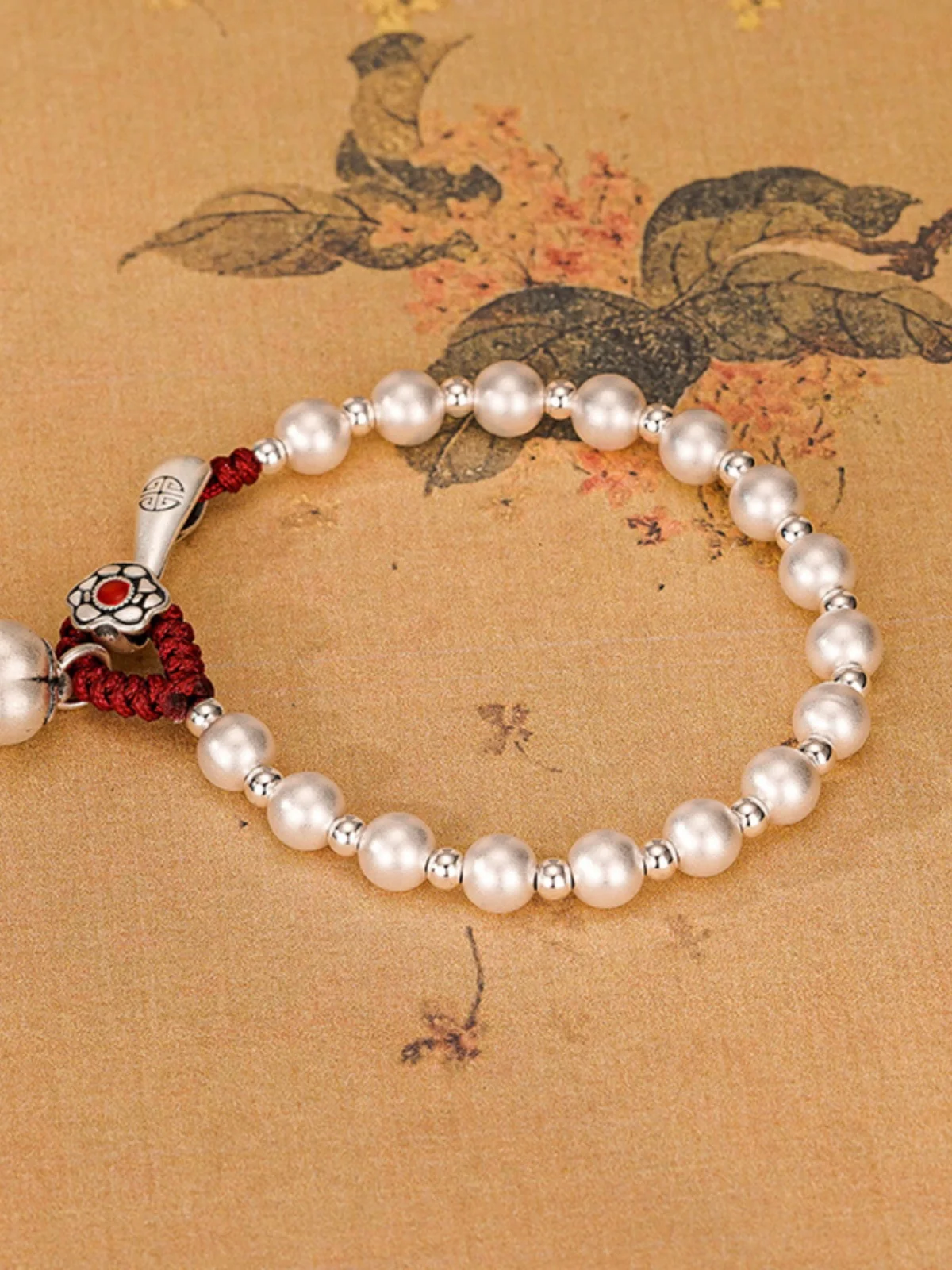 Браслет Persimmon Ru из стерлингового серебра S925 женский и мужской простой модный