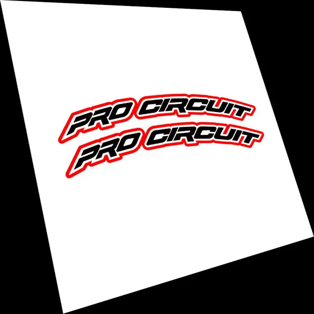 

Наклейка на переднее крыло для Pro Circuit, MX виниловый ламинированный клей