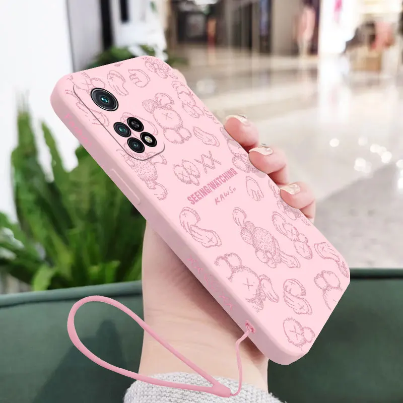 

CUTE CARTOON Boy Phone Case For Xiaomi Redmi Note 11 10A 11T 10 10T 10S 9T 9 8 7 Pro Plus 10C 9A 9C 9T 4G 5G Cases Hand Strap