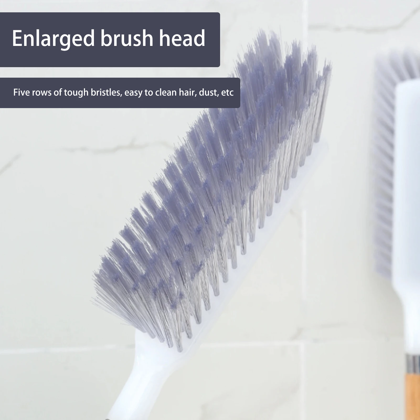 

Щетка для подметания кровати с деревянной ручкой-мягкая щетина для дивана, кровати, мебели TS1