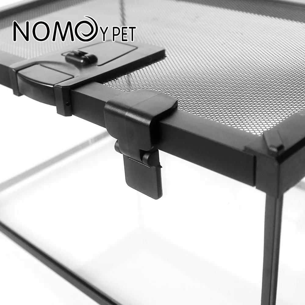 

2pcs Reptile Terrarium Screen Cover Clip Pet Anti-escape Lock Bearded Lizard Dragon Accessories terrario reptil