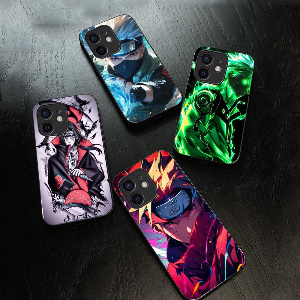 WRA-17 Naruto Black Flexible TPU Case For OPPO A73 74 76 77 78 80 83 93 96 94 F15 Find X3 X5 Pro Neo