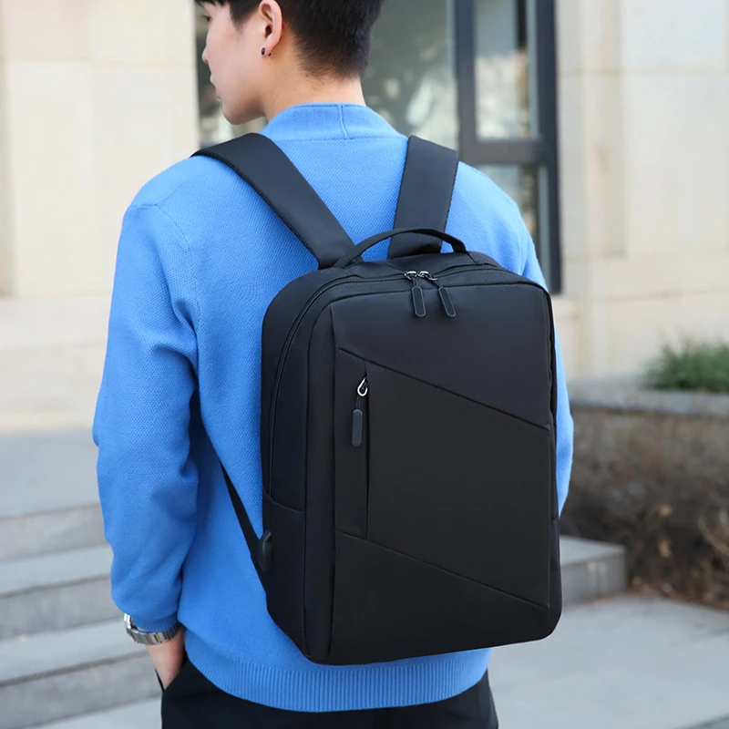 

2023 Newest Laptop Business Backpacks Double Zipper Daily School Rucksack Anti Theft Men Backbags Travel Daypacks Male Bags