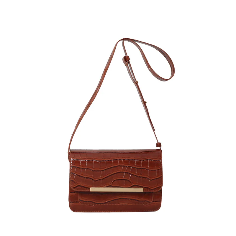 Женская сумка с цепочкой маленькая квадратная Универсальная на одно плечо