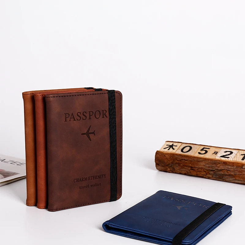 

Женский и мужской кошелек из искусственной кожи с RFID-защитой