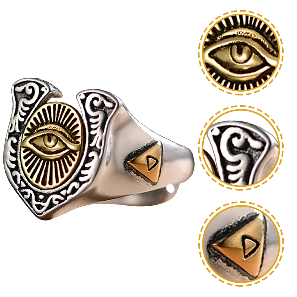 

Ring Rings Openadjustable Women Eye Aesthetic Teen Girls Statement Cool Finger