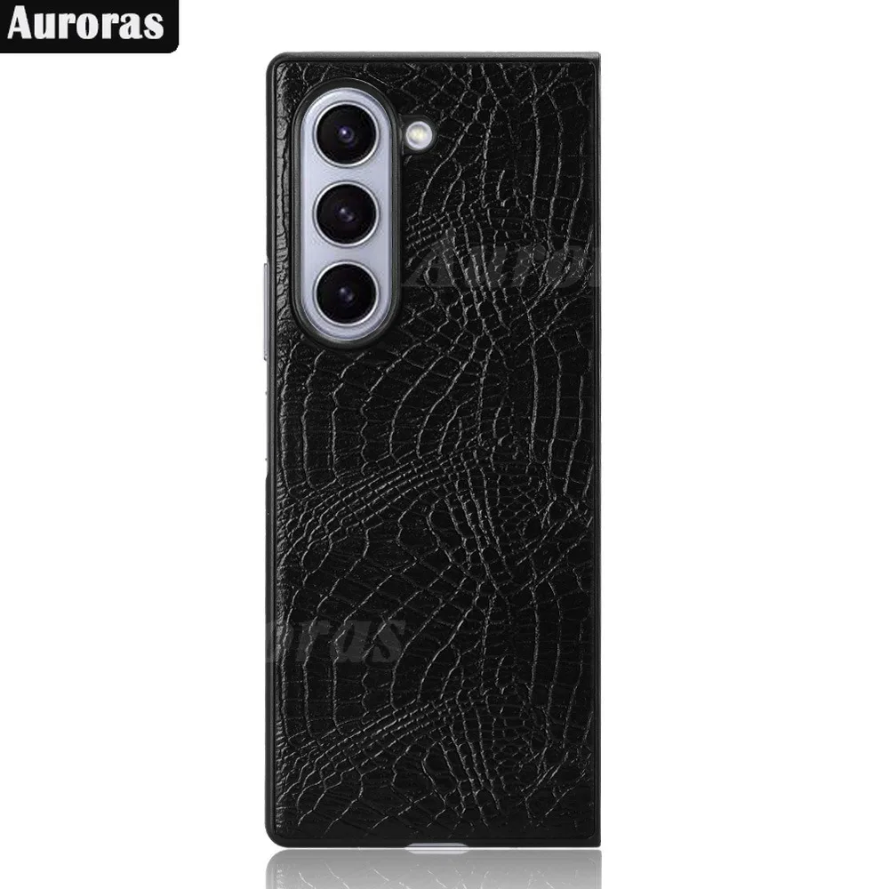 Складной кожаный флип-чехол Auroras для Samsung Galaxy Z складной чехол 6 дюймов в стиле