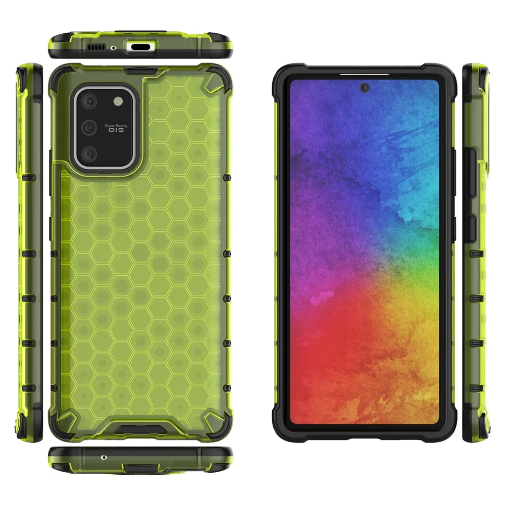 Фото Противоударный чехол из ТПУ + ПК с жесткой задней крышкой для Samsung Galaxy S10 Lite Note 10 Lite S10 Lite Note 10 Lite, чехлы для телефонов Coque Fundas №2