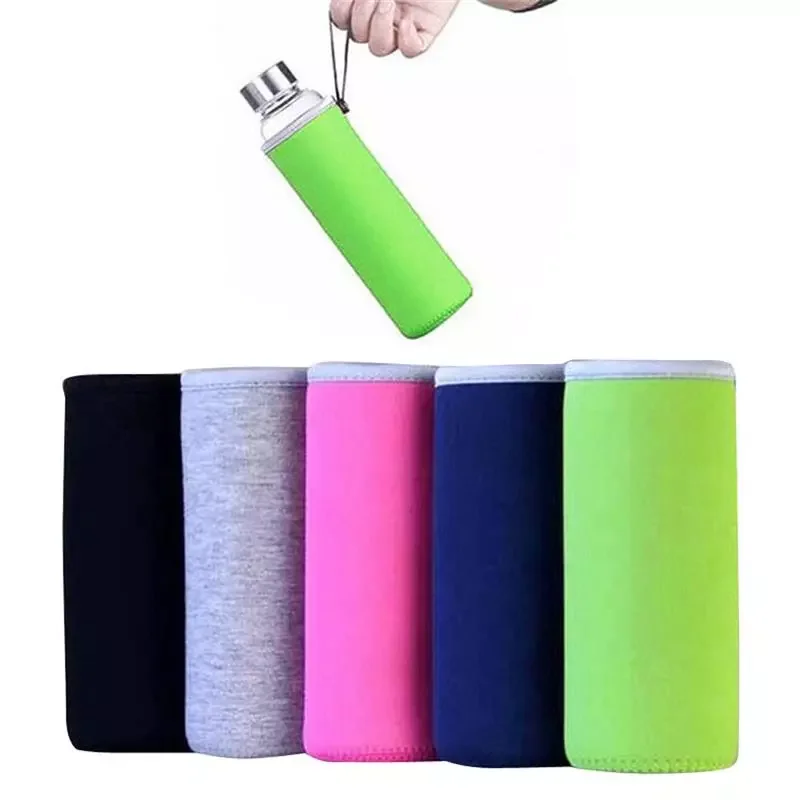 

2022NEW Water Bottle Cover Neoprene Insulator Sleeve Bag Case Pouch for 550ML Portable Vacuum Cup Set Camping cover bag holder