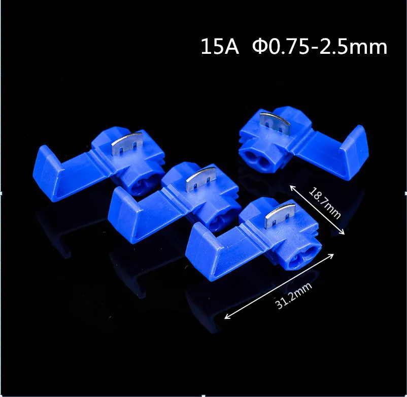 

Клеммный соединитель T4 синий красный 10 шт.