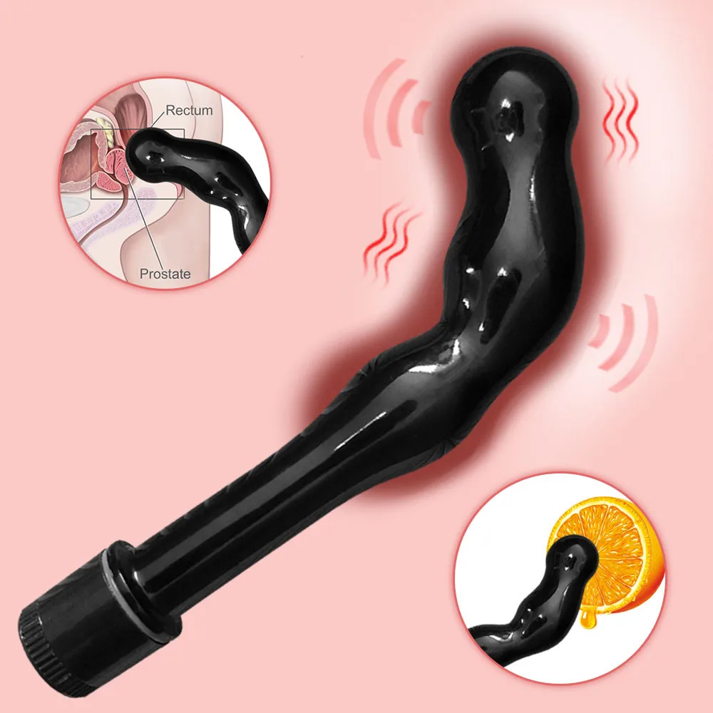 

Big Vibrating Male Prostate Massager Anal Butt Plug Adult Sex Toy For Men Gay Women Anal Vibrator Anus Stimulator Masturbator