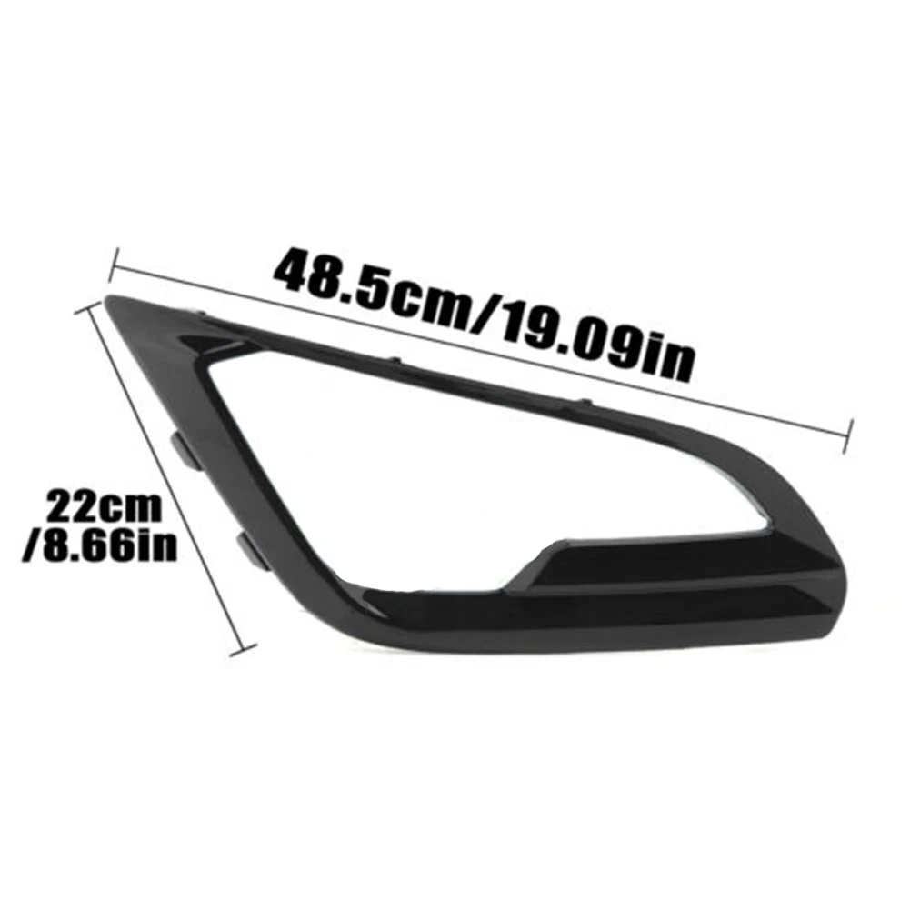 

Cover Fog Light 1 Pcs ABS Plastic Accessories Bezel Black Front Bumper Right Passenger Side For Ford EcoSport 18-21