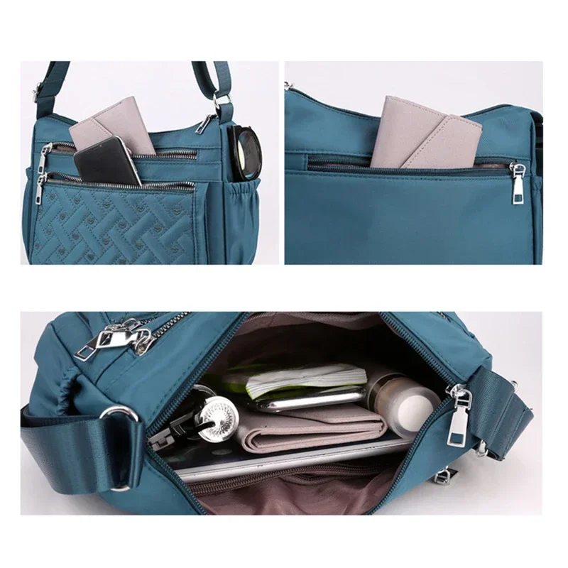 Модная Женская Нейлоновая Сумка Через Плечо Водонепроницаемая Сумка-мессенджер