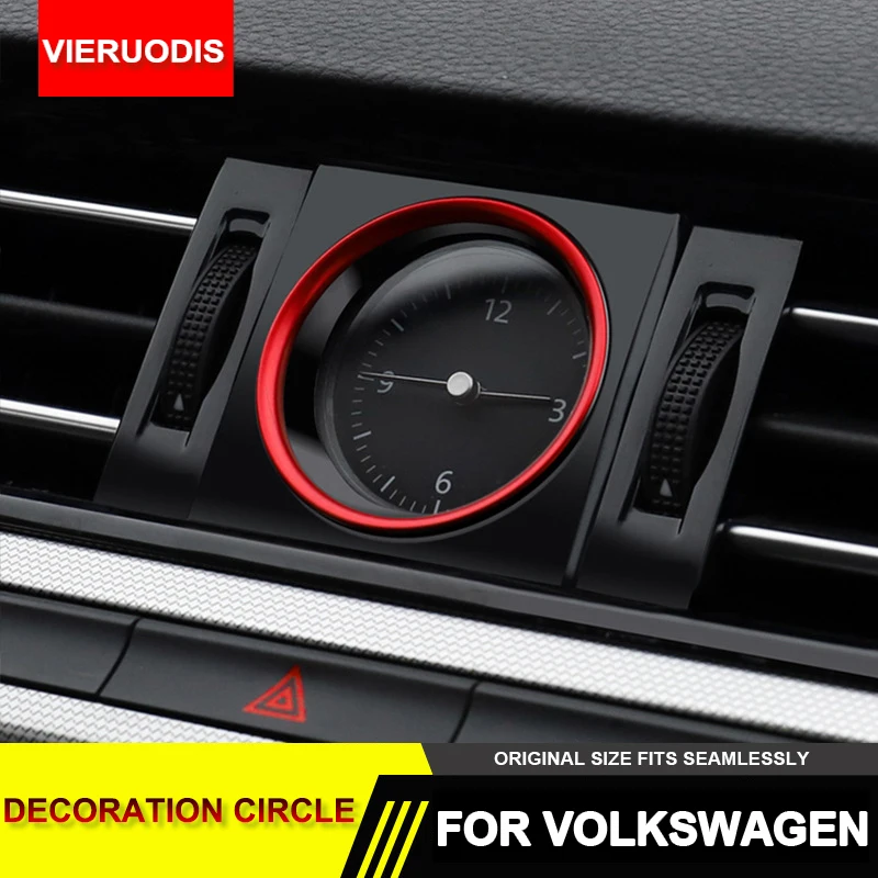 

Decorative Ring Cover 2019 New Arrival Car Dashboard Center Clock Trim Styling Car Accessories For VW Passat B8