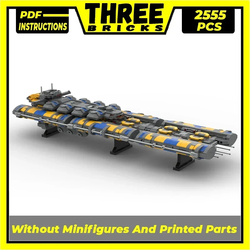 Популярная модель звездного корабля Moc строительные кирпичи O.R.E технология