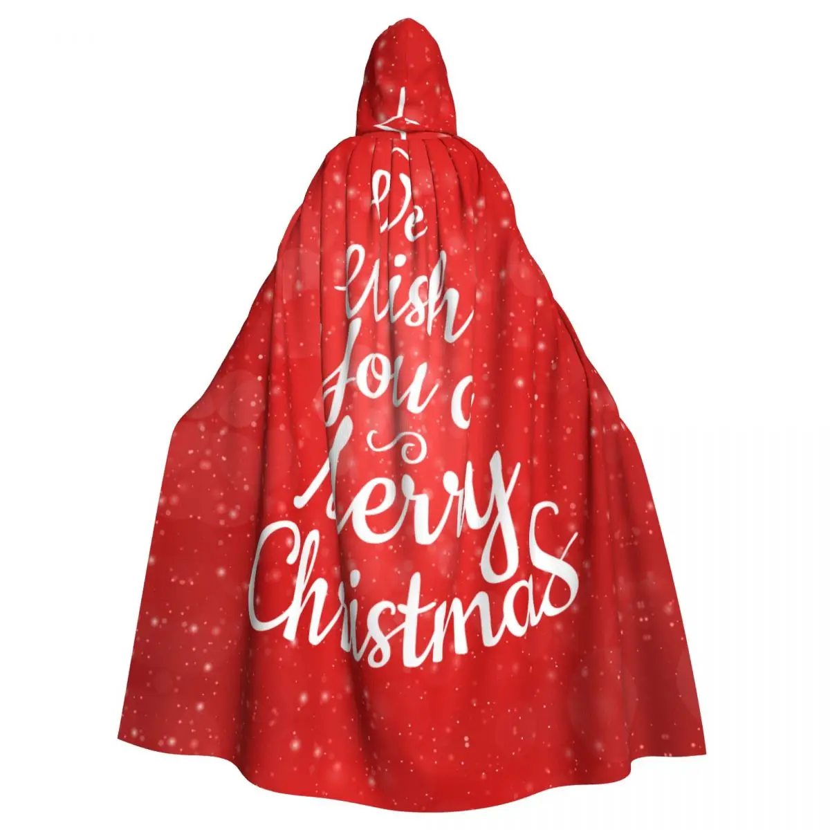 

Рождественская накидка унисекс с капюшоном для взрослых, длинный костюм ведьмы, косплей
