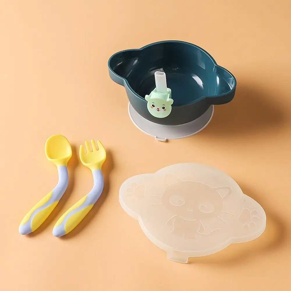 

Kids Feeding Product Cute Children Training Utensils Children Complementary Food Bowl Kids Bowl Baby Tableware Set