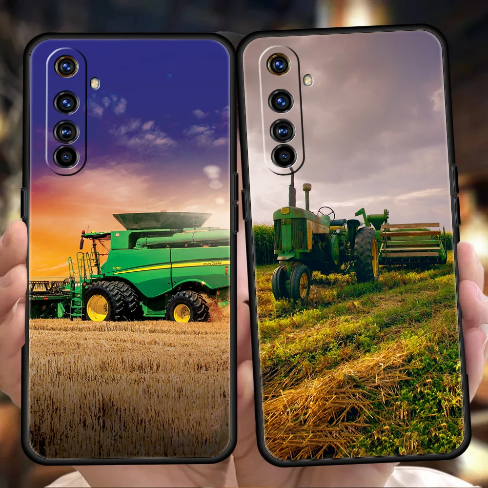 

Farm Bulldozer Soft Phone Case For Oppo A12 A16 A74 A76 Find X5 Pro A54 A53 A52 A15 Reno 6 7 SE Z A9 2020 Pro 5G Cover Fundas