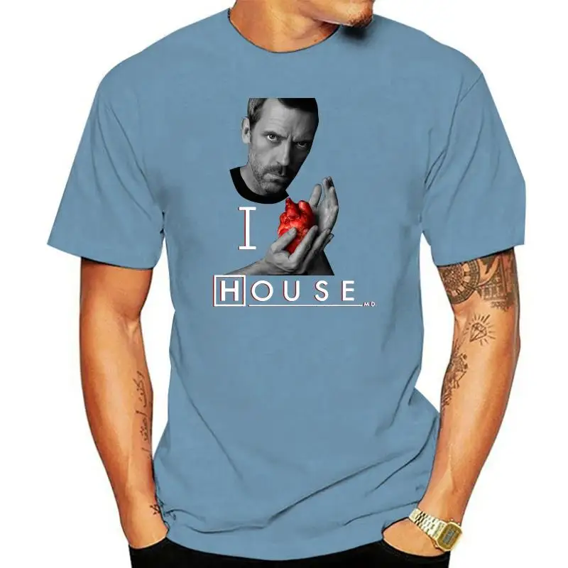 

Лицензированная женская футболка House M.D Md I Heart House для молодежи среднего возраста