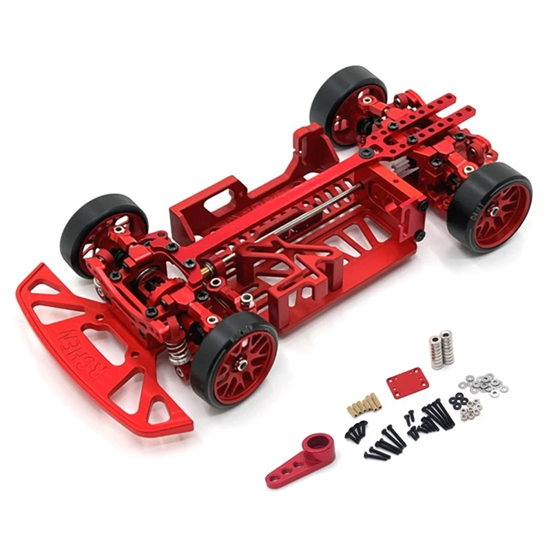 

All Metal Wheelbase Adjustable Chassis Frame KIT For Wltoys KYOSHO MINI-Q9 284131 K969 K989 1/28 RC Car Parts