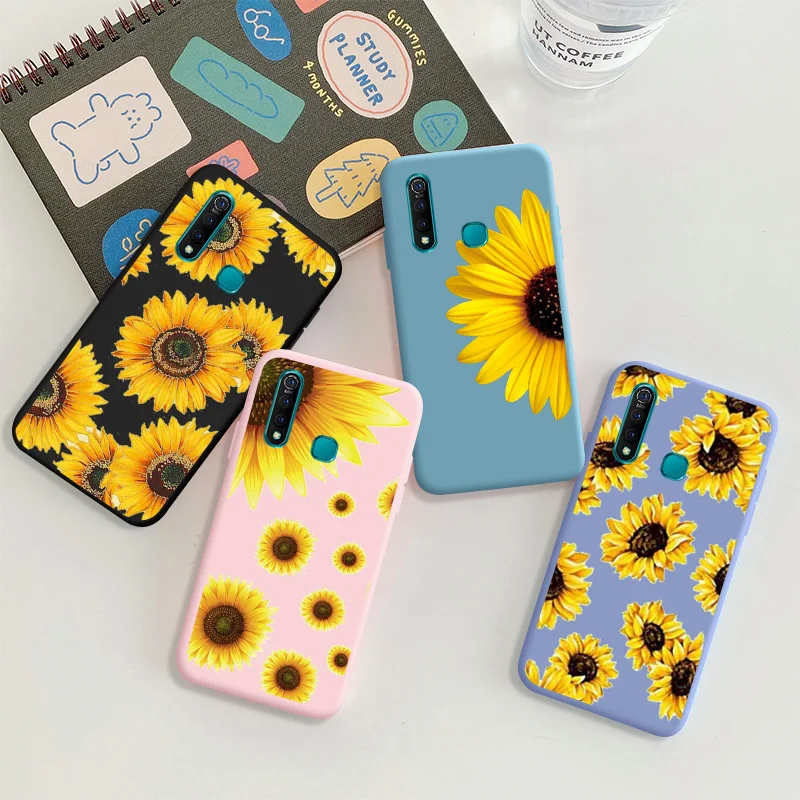 

Chrysanthemum For VIVO z5x Protective Shell Silicone Soft Shell Phone Case Candy Casing Case Fashion Silicone