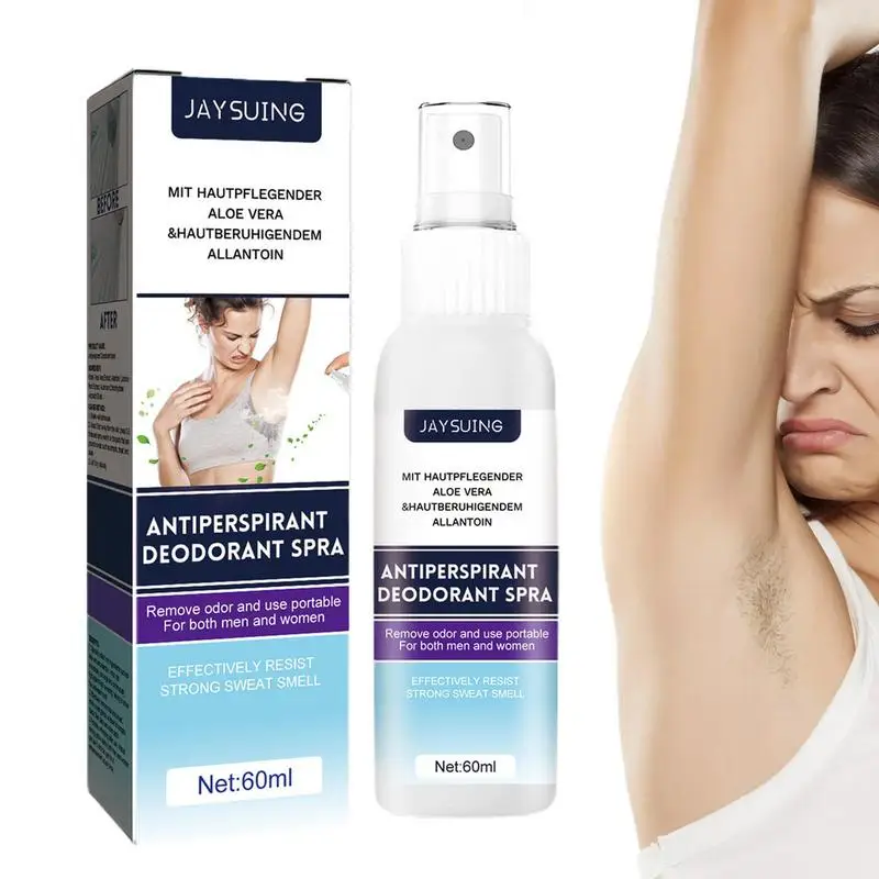 

Antiperspirant Deodorant Spray 60ml Body Armpit Odor Remover Spray Smell Removal Refresh Summer Antiperspirants Body Spray Body