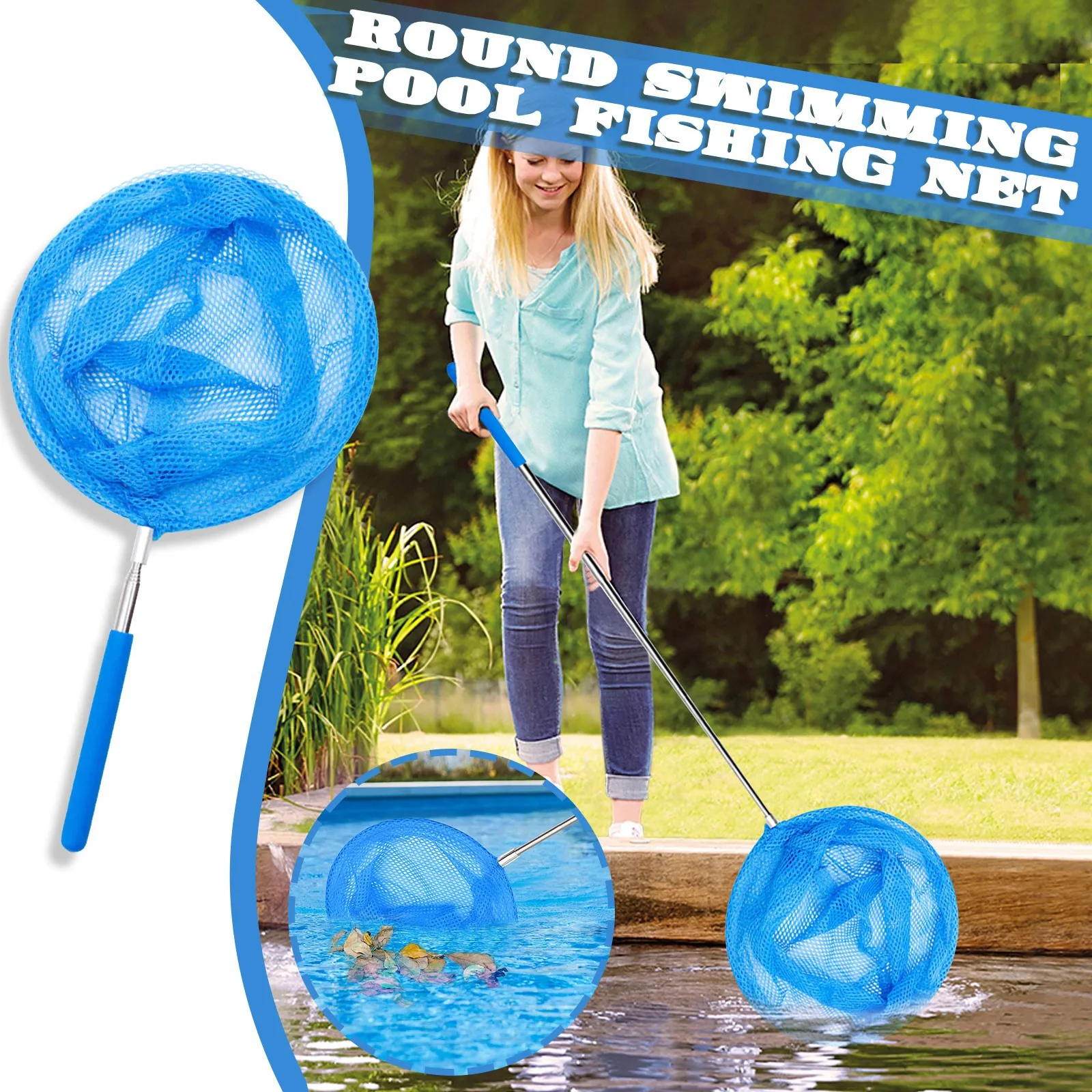

Pool Cleaning Net Professional Tool Salvage Net Mesh Pool Skimmer Leaf Catcher Bag Home Outdoor Swimming Pool Cleaner Accessorie