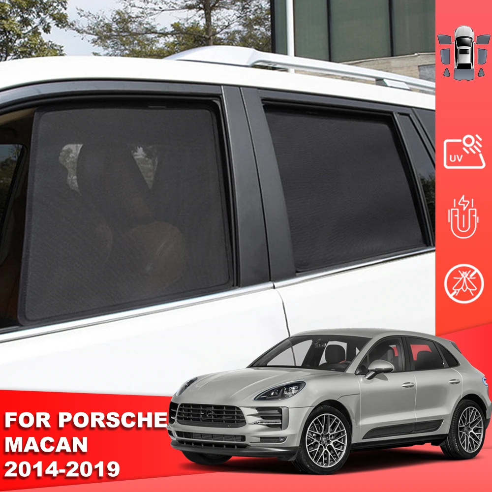 Для Porsche MACAN 2017-2024 магнитный автомобильный солнцезащитный козырек переднее