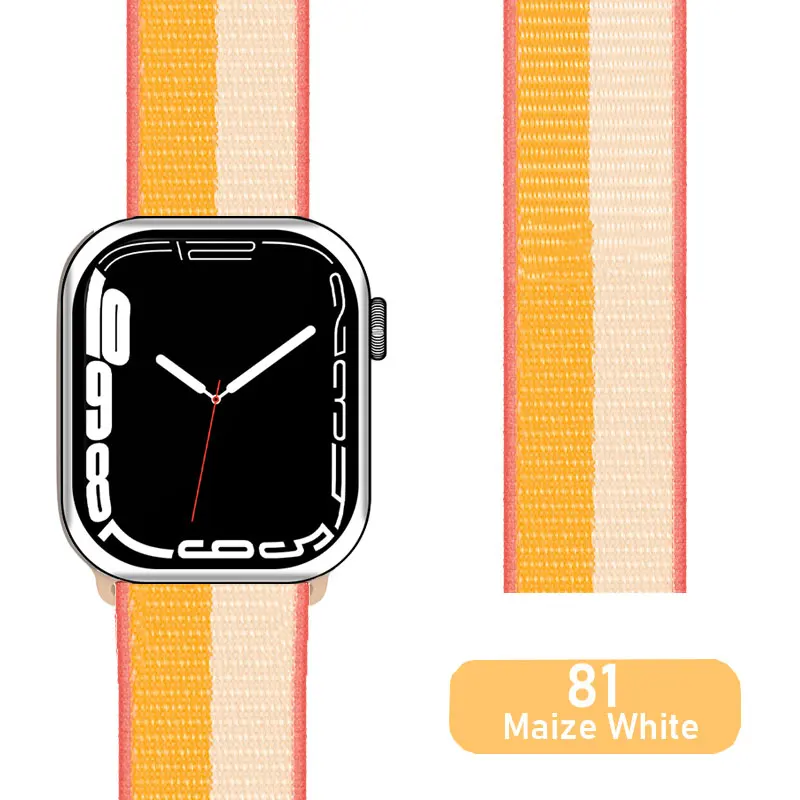 

Ремешок нейлоновый для apple watch band 44 мм 40 мм 45 мм 41 мм 38 мм 42 мм