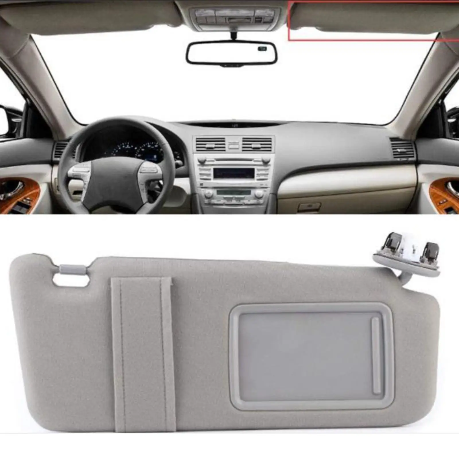 

Солнцезащитный козырек, совместимый с Camry 2007 2008 2009 2010 2011