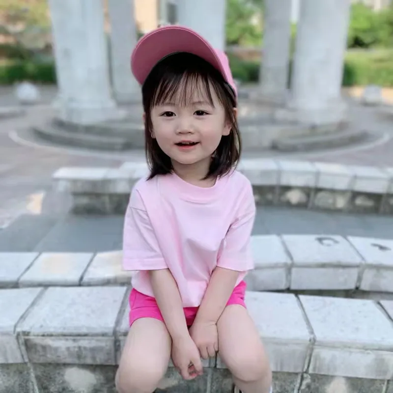 

girl's Pink Embroidered Peaked Cap size 52-56CM