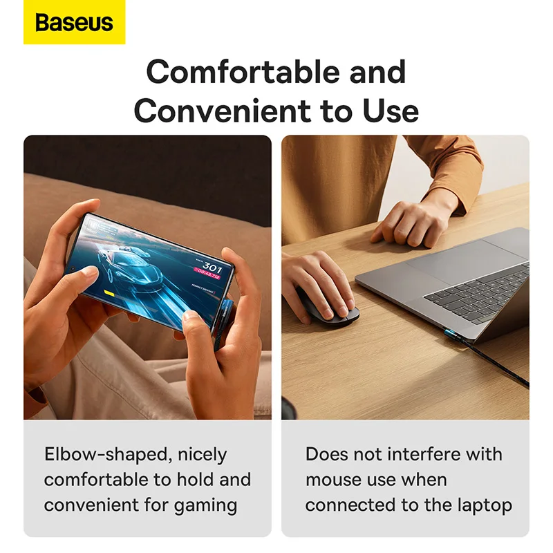 Baseus USB Type C 100W PD Quick Charging 90 Degree Elbow Cable C To C QC4.0 5A Fast Charger Gaming Cable For Samsung S20 Macbook