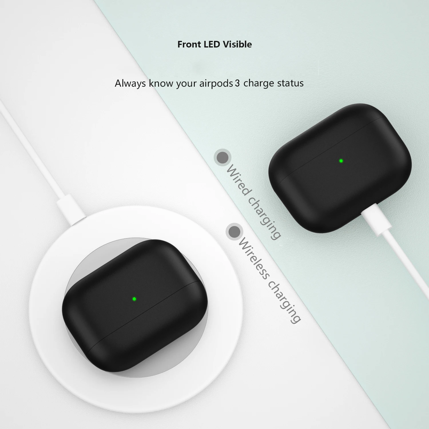 Силиконовый чехол для Apple 2021 New AirPods 3 защитный аксессуары беспроводных Bluetooth