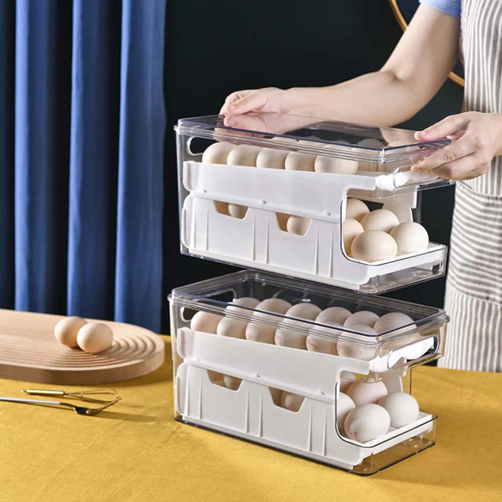 

Контейнер для хранения яиц, органический контейнер для еды, слайд для яиц, освежающий контейнер для хранения