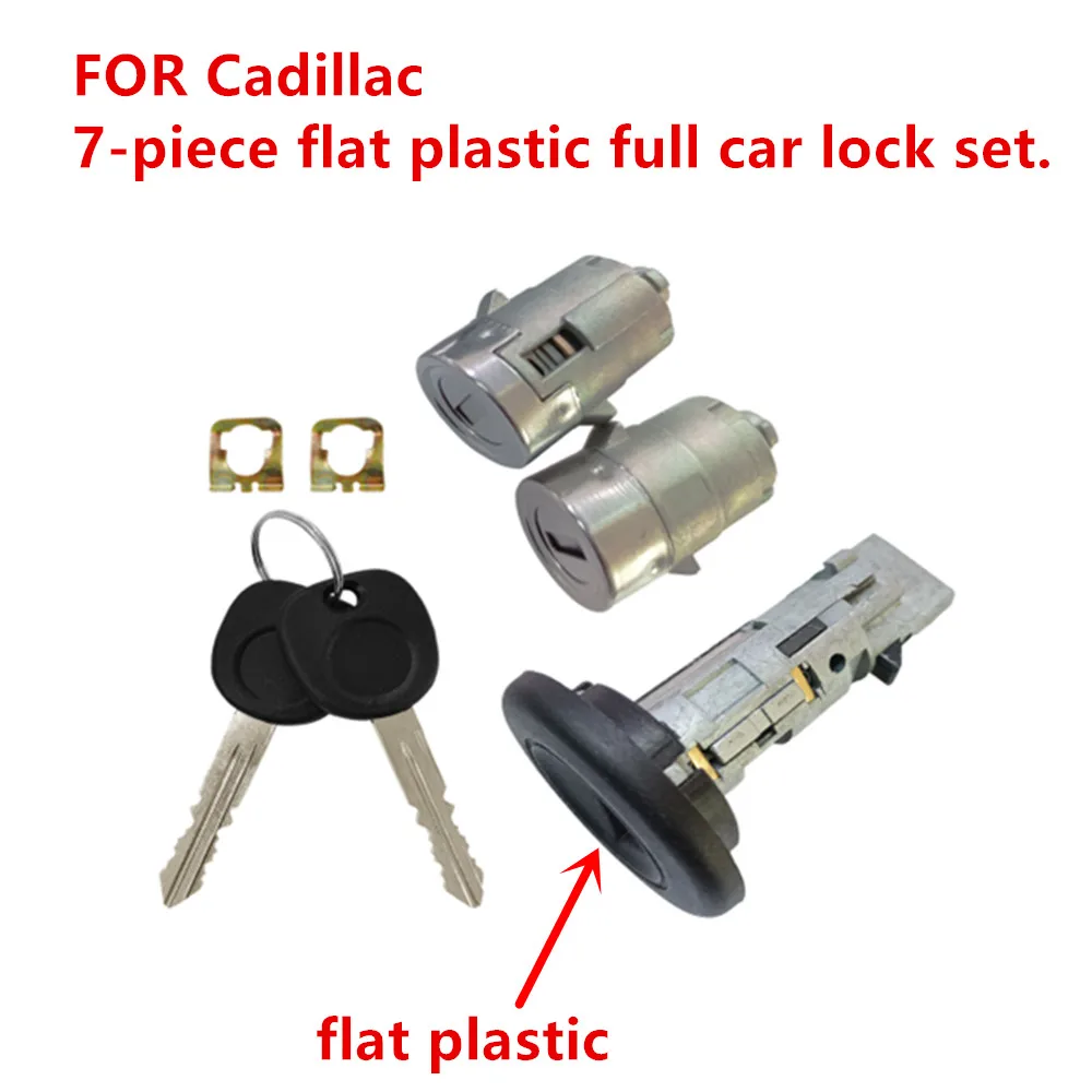 7-8-9 ДЛЯ Cadillac — комплект из 7 плоских пластиковых автомобильных замков. 2 или 4