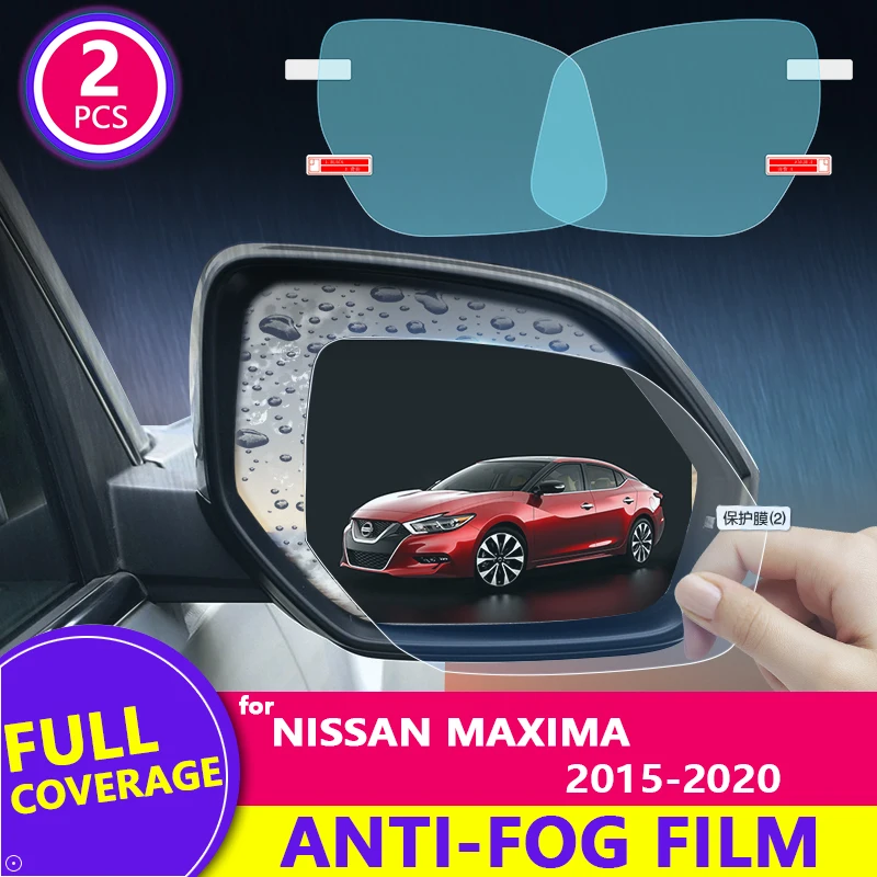 

for Nissan Maxima 2015 2016 2017 2018 2019 2020 Full Cover Rearview Mirror Film Anti-Fog Auto Mirror Sticker Car Accessories